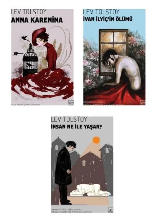 Lev Nikolayeviç Tolstoy 3 Kitap Takım