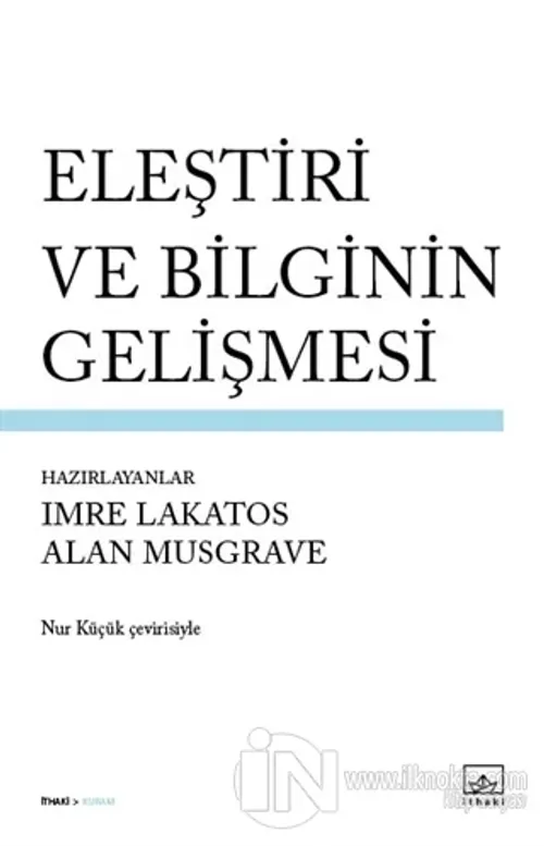 Eleştiri ve Bilginin Gelişmesi