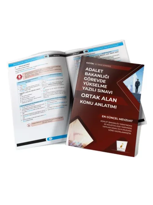 GYS Adalet Bakanlığı Görevde Yükselme Yazılı Sınavı Ortak Alan Konu An