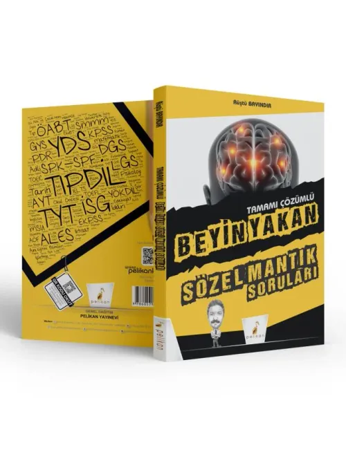Beyin Yakan Sözel Mantık Soruları Tamamı Çözümlü - kitap Rüştü Bayındı