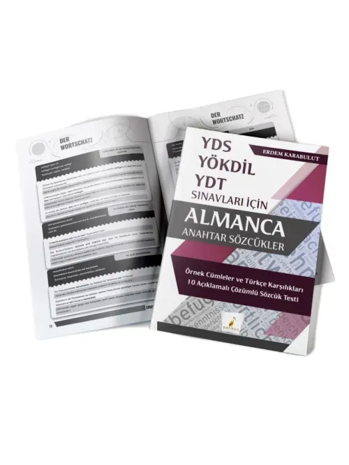 YDS YÖKDİL ve YDT Sınavları İçin Almanca Anahtar Sözcükler - kitap Erd