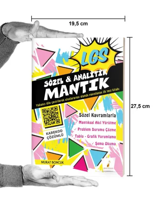 Pelikan Yayınları LGS Sözel ve Analitik Mantık Karekod Çözümlü Soru Ba