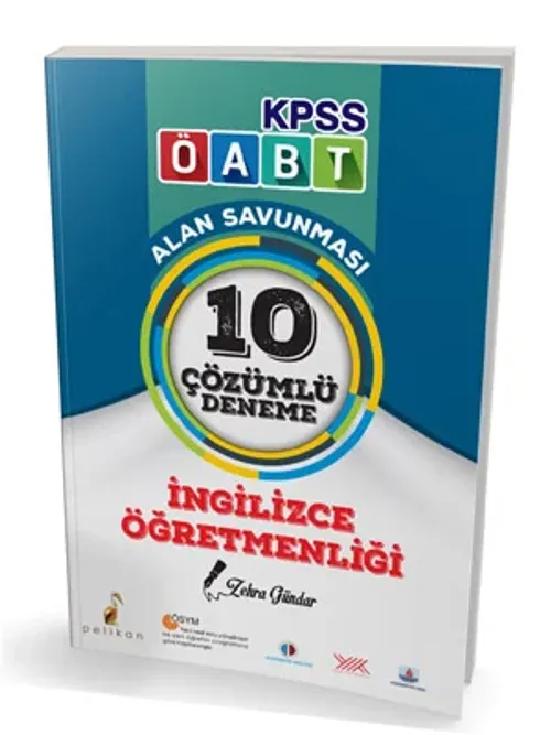 Pelikan Yayınları 2018 ÖABT İngilizce Öğretmenliği Alan Savunması 10 Çözümlü Deneme