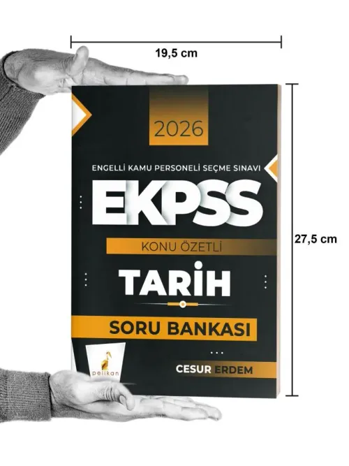 Pelikan Yayınları 2026 EKPSS Tarih Konu Özetli Soru Bankası - kitap Ce