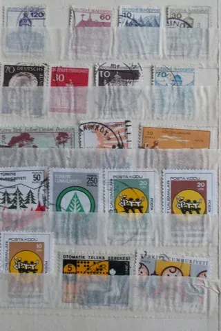 Koleksiyon Pul (18 Adet)