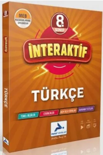 PARAF 8.Sınıf İNTERAKTİF TÜRKÇE Soru Bankası