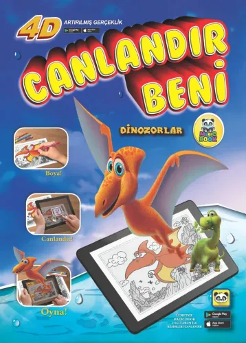 Canlandır Beni Dinozorlar Sihirli Boyama Kitabı