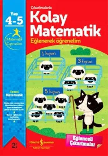Çıkartmalı Kolay Matematik (4-5 Yaş); Eğlenerek Öğrenelim