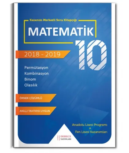 ...Derece 10. Sınıf Permütasyon Kombinasyon Binom Olasılık
