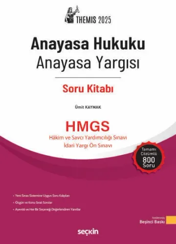 Anayasa Hukuku – Anayasa Yargısı Soru Kitabı