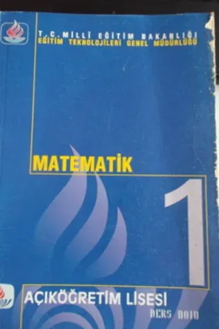 Matematik 1 Açıköğretim Lisesi Ders Notu