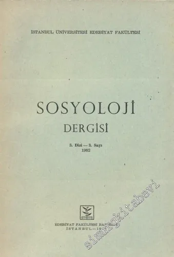 Sosyoloji Dergisi - 3. Dizi, Sayı 3