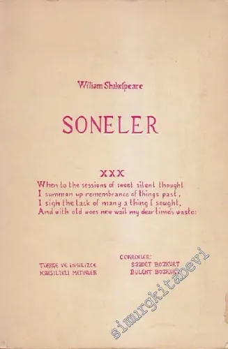 Soneler = The Sonnets -