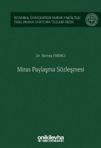 Miras Paylaşma Sözleşmesi