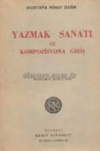 Yazmak Sanatı