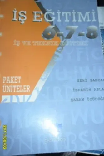 İş Eğitimi 6-7-8
