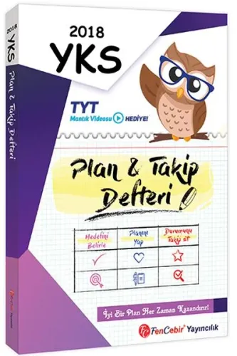 Fen Cebir YKS Plan ve Takip Defteri TYT Mantık Videosu Hediyeli
