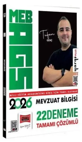 Yargı Yayınları 2026 MEB-AGS Mevzuat Bilgisi Tamamı Çözümlü 22 Deneme