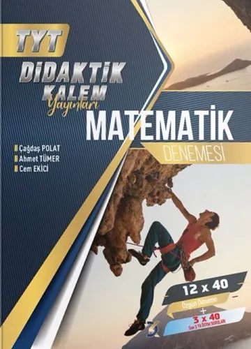 Didaktik Kalem Yayınları TYT Matematik 12 x 40 Denemesi