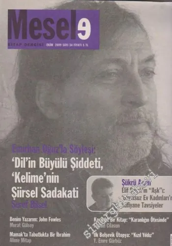 Mesele Kitap Dergisi - Sayı: 34      Eylül