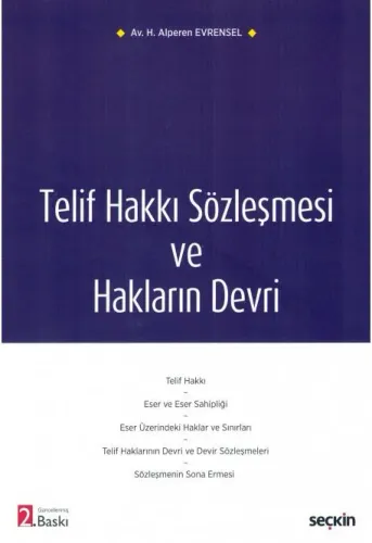 Telif Hakkı Sözleşmesi ve Hakların Devri