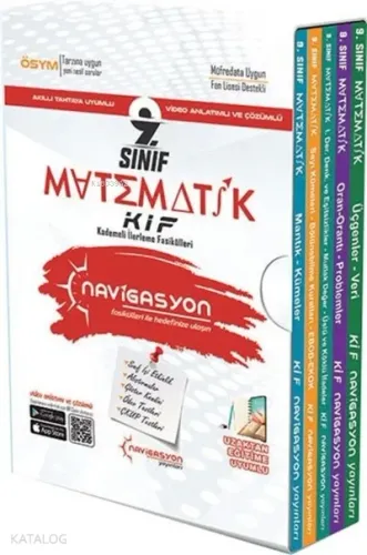 Navigasyon Yayınları 9. Sınıf Matematik Kademeli İlerleme Fasikülleri Soru Bankası Seti