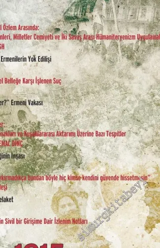 Ayrıntı Dergi: İki Aylık Sosyalist Siyaset ve Kültür Dergisi - Dosya: Soykırımın Yüzüncü Yılı 1915 - 2015 - Sayı: 9      Mart - Nisan 2015