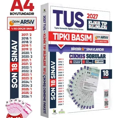 İnformal Yayınları 2027 TUS Klinik Tıp Bilimleri ÖSYM Çıkmış Soru Tıpk