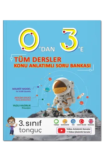 Tonguç Akademi 0'dan 3'e Tüm Dersler Konu Anlatımlı Soru Bankası