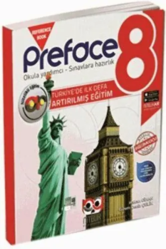 Nitelik Yayınları 8. Sınıf İngilizce Preface Reference Book Artırılmış Konu Kitabı