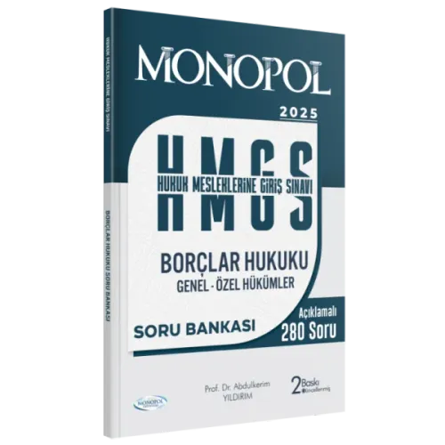 MONOPOL HMGS Borçlar Hukuku Genel – Özel Hükümler Soru Bankası