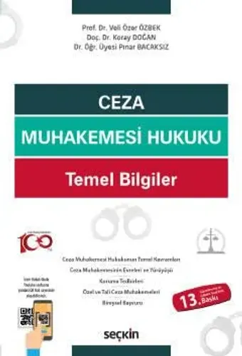 Ceza Muhakemesi Hukuku Temel Bilgiler