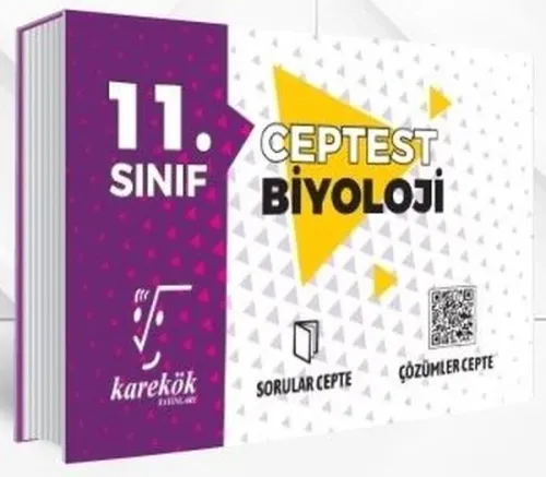 Karekök Yayınları 11. Sınıf Biyoloji Cep Test