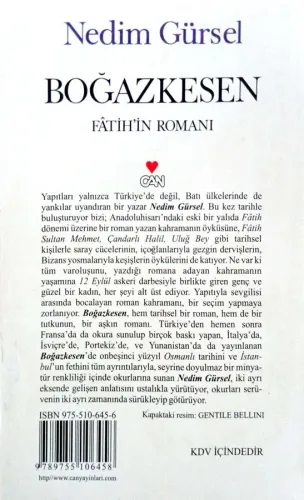 Boğazkesen: Fatih'in Romanı Nedim Gürsel Can Roman