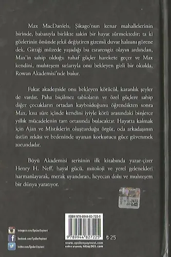 Büyü Akademisi / Tablodaki Sır Henry H.Neff Epsilon Yayıncılık %50 ind