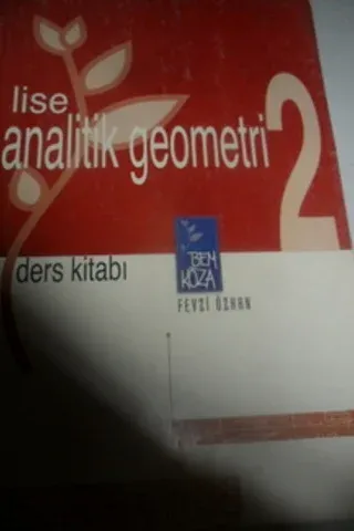 Lise Analitik Geometri 2