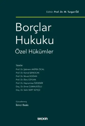 Borçlar Hukuku Özel Hükümler