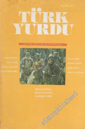 Türk Yurdu Dergisi - Sayı: 125  18    Ocak