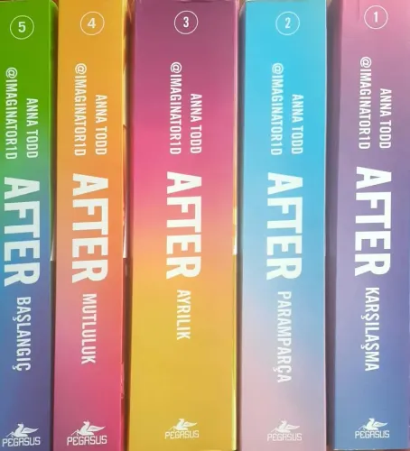 After Serisi 1-2-3-4-5(5 Cilt Takım) Anna Todd Pegasus Yayıncılık