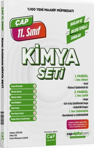 Çap 11. Sınıf Kimya Maarif Model Set