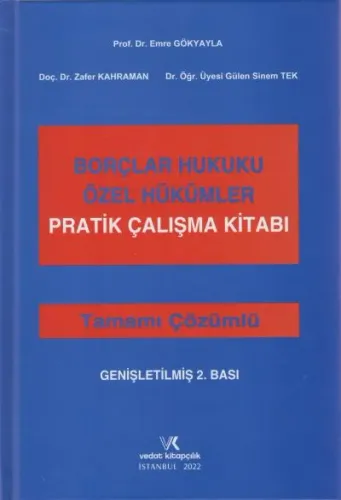 Borçlar Hukuku Özel Hükümler Pratik Çalışma Kitabı