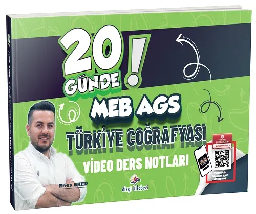 Dizgi Kitap Yayınları 2026 MEB AGS 20 Günde Türkiye Coğrafyası Video Ders Notları