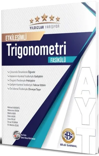 Bilgi Sarmal AYT Trigonometri Yıldızlar Yarışıyor Etkileşimli Fasikülü