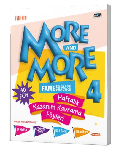 4. SINIFMORE & MORE KAZANIM KAVRAMA FÖYLERİ (40 FÖY)