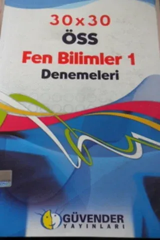 30 x 30 ÖSS Fen Bilimleri 1 Denemeleri