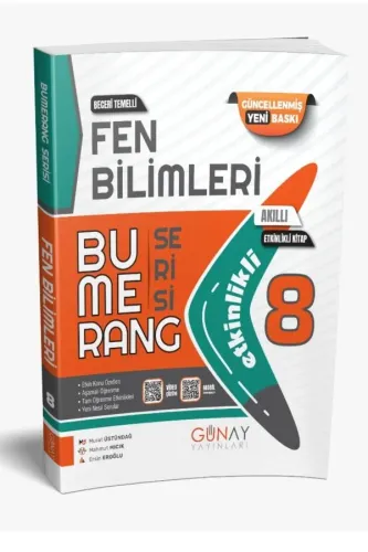 GÜNAY 8.SINIF BUMERANG ETKİNLİKLİ FEN BİLİMLERİ