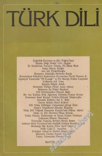 Türk Dili Aylık Dil Dergisi  Özel Bölüm: Reşat Nuri Güntekin - Sayı : 360      Aralık 1981