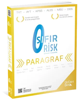 ÜÇDÖRTBEŞ YAYINLARI 2026 SIFIR RİSK PARAGRAF SORU BANKASI