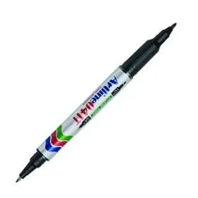 Artline 041T Twin Marker İki Uçlu Permanent Markör Uçlar:0,4-1,0mm Siyah