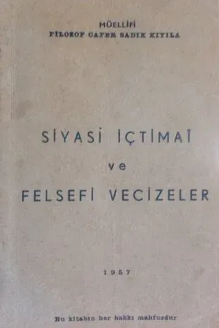 Siyasi İçtimai ve Felsefi Vecizeler